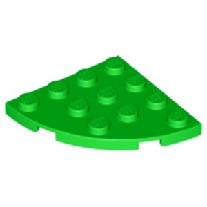 Catégorie Lego Plate 4x4 - 1/4 rond