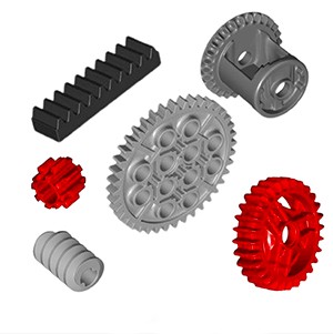 Catégorie Lego Engrenages - Vis