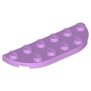 Catégorie Lego Plate 2x6 1/2 rond